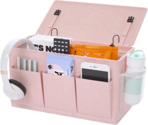 Bedside Caddy Storage Organizer for...
