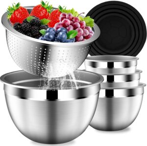 DUTZUN Mixing Bowls with Lids Set, ...