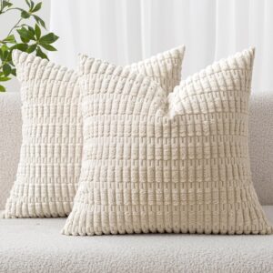 MIULEE Pack of 2 Corduroy Decorativ...