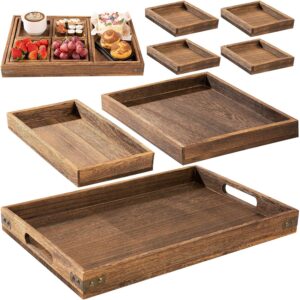 Yangbaga Rustic Wooden Serving Tray...