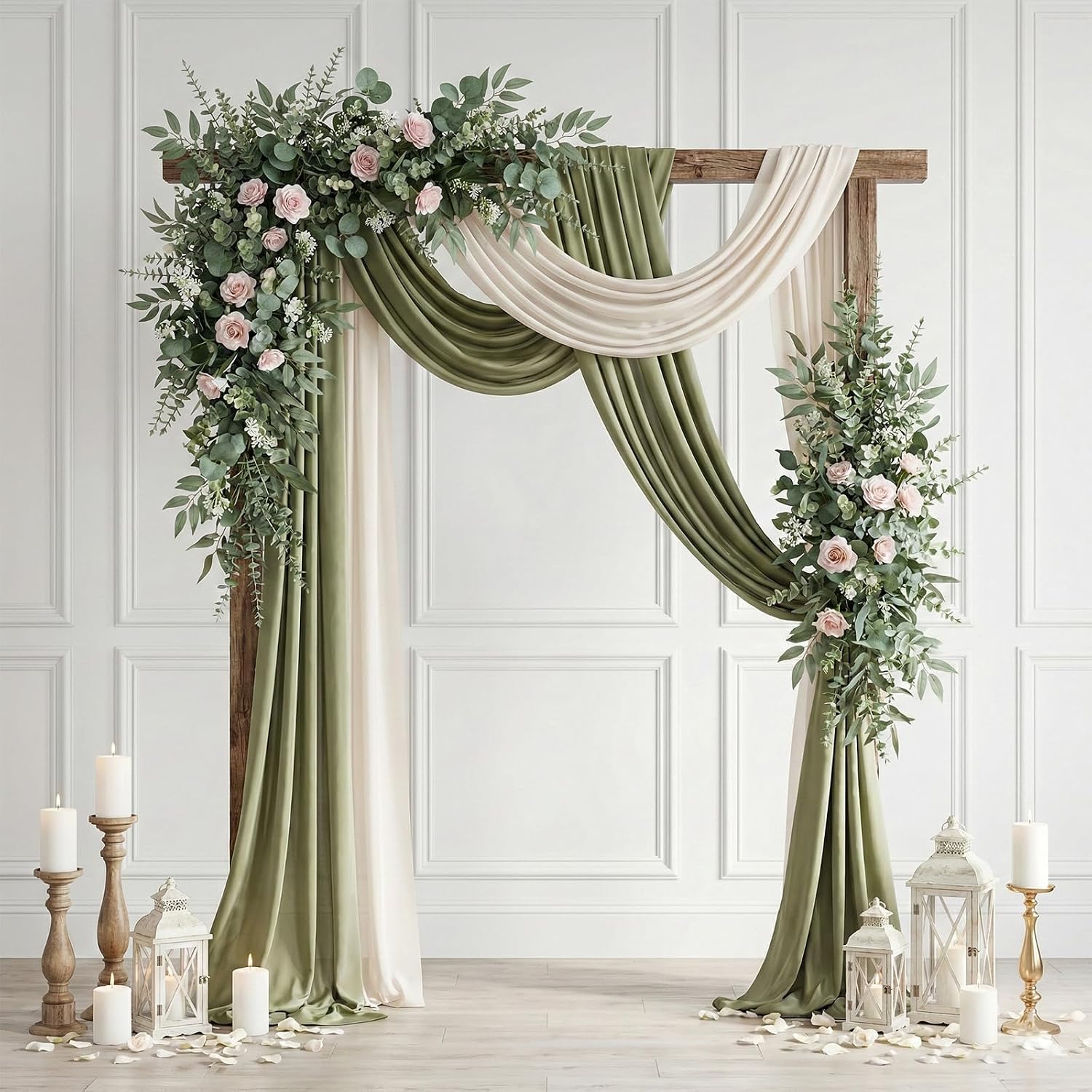 lovemoon 130 Pcs Artificial Mixed EucalyptusStems Bulk, 5 Kinds of Faux GreeneryEucalyptus Leaves Bulk for Vase Wedding DIY Bouquets Floral Arrangement Home Decor (130, Green) - Image 6