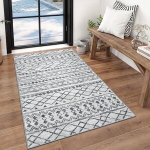 KUTA 3×5 Entryway Rug, Grey No...