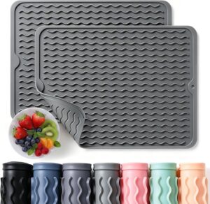2 Pack Caketime Silicone Dish Dryin...
