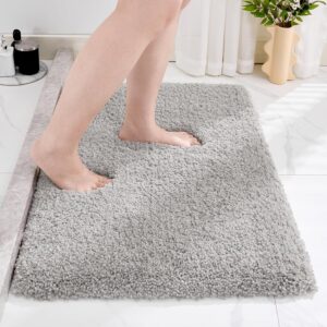 Disolla Grey Bathroom Rug 17×2...