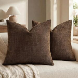 decorUhome Chenille Throw Pillow Co...