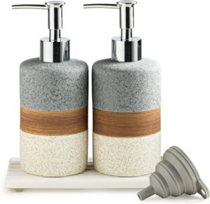 Ceramic Soap Dispenser Set(2 Pack) ...