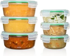 Fusion Gourmet Round Glass Storage ...