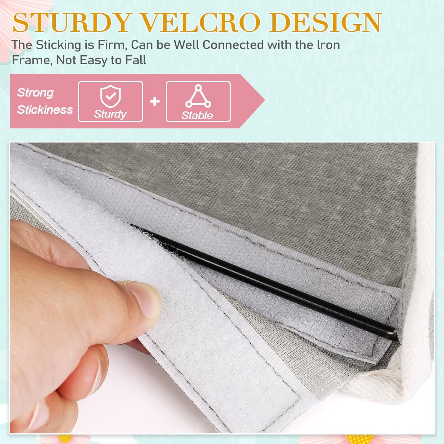 Bedside Storage Caddy/Bedside Hanging Storage Bag for Headboards Bunk Beds Dorm Rooms Book Phone Magazine Holder (Grey) - Image 5