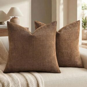 decorUhome Fall Chenille Throw Pill...