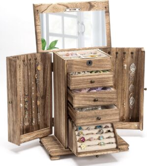Miratino Jewelry Boxes for Women, 5...