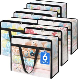 TasticTotes 6 Pack Clear Storage Ba...