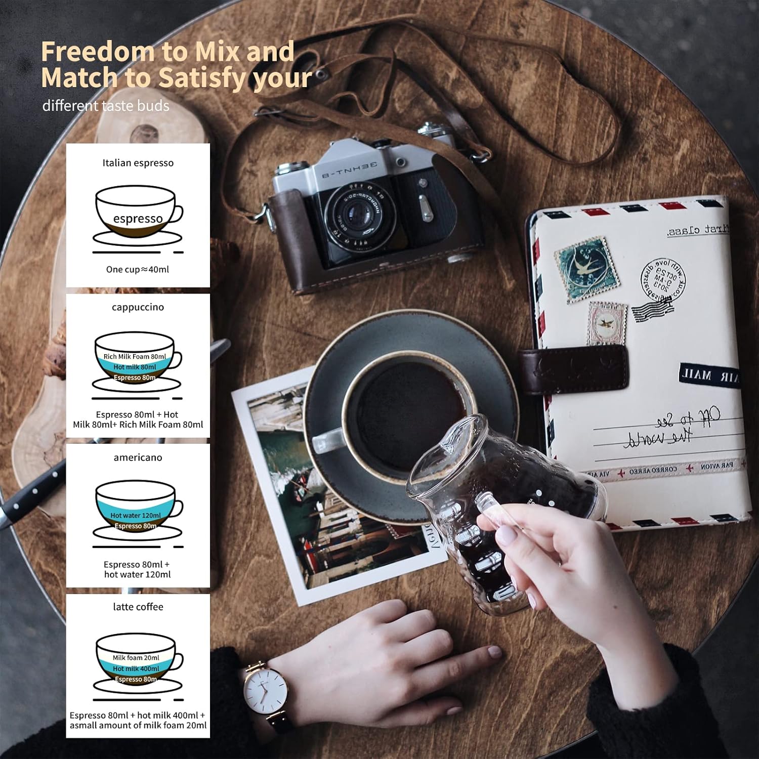 LAOION Cuban Coffee Maker, 6 or 3cup Electric Espresso Coffee Maker, Portable Cafeteras Electricas Modernas, Electric Moka Pot with Detachable Base & Overheat Protection, Coffee Gift for Home Travel - Image 6