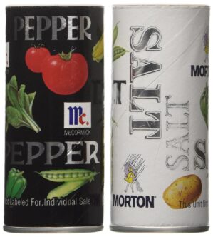 Morton’s Salt, Mccormick Pepp...