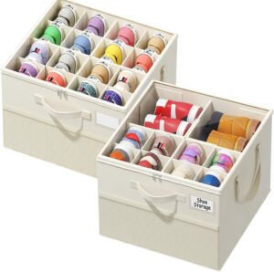 Plus Size 2 Pack Shoe Organizer for...
