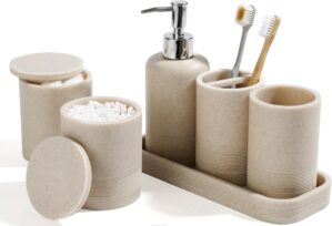 Bathroom Accessories Set, 6-Piece B...