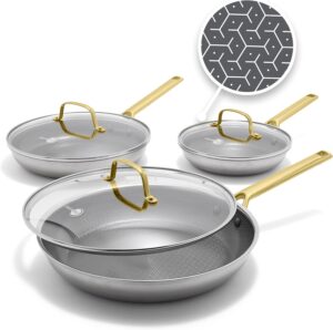 GreenPan Hybrid 6-Piece Frying Pan ...