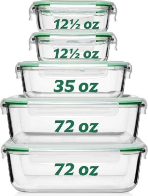 Fusion Gourmet Large Glass Food Sto...