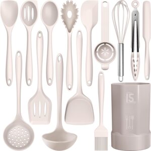 AOTHOD Silicone Cooking Utensils Se...