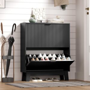 HUANLEGO Shoe Cabinet Storage for E...