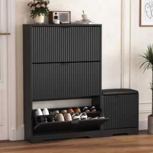 HUANLEGO Shoe Cabinet Storage for E...