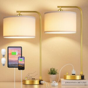 Innqoo Bedside Table Lamps for Bedr...