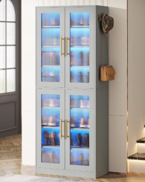 Tribesigns Tall Shoe Cabinet with A...