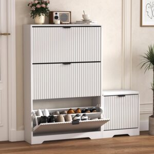 HUANLEGO Shoe Cabinet Storage for E...