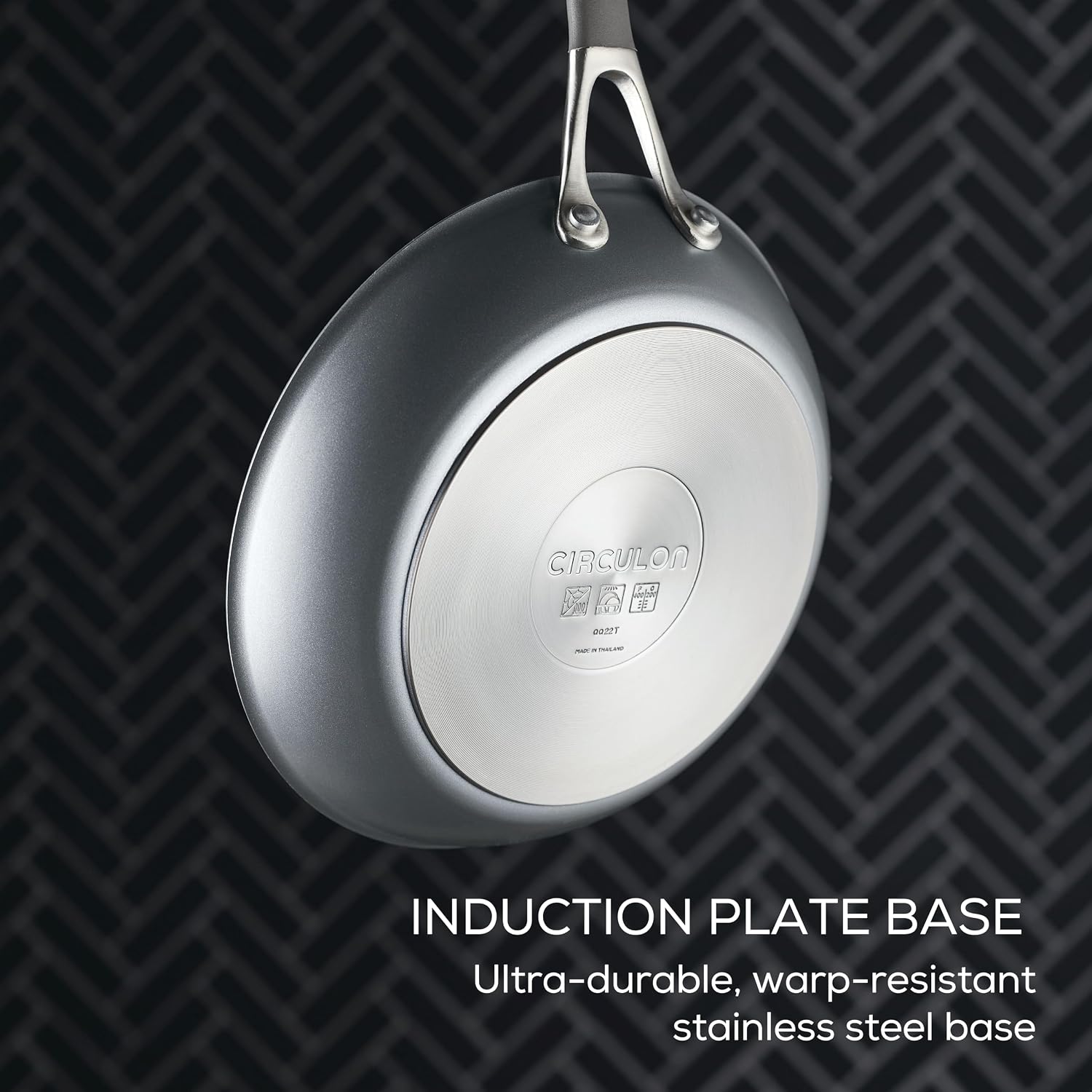 Circulon A1 Series with ScratchDefense Nonstick Induction 8.5-Inch and 10-Inch Frying Pan Set, Induction Cookware, 2-Piece, Graphite - Image 4