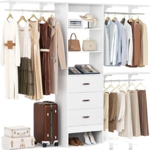 Besiost Closet System with Drawer &...