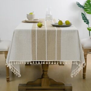 Softalker Outdoor Linen Tablecloth ...