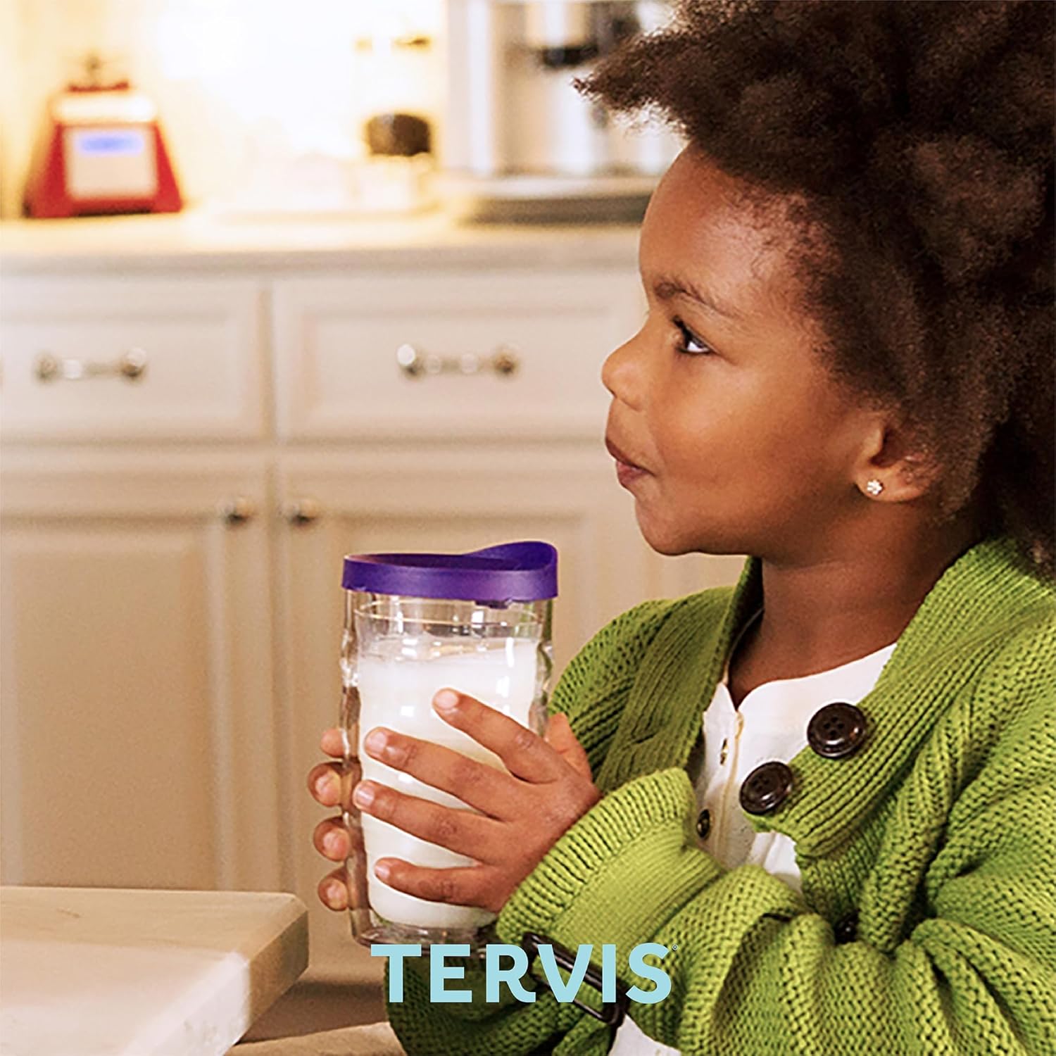 Tervis Clear & Colorful Tabletop 10oz Made in USA Double Walled Insulated Tumbler Travel Cup Keeps Drinks Cold & Hot, 10oz - 4pk, Clear - Image 5