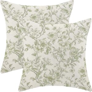 Vintage Sage Green Pillow Covers 18...