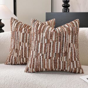 Striped Throw Pillow Covers 18×...
