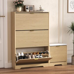 HUANLEGO Shoe Cabinet Storage for E...
