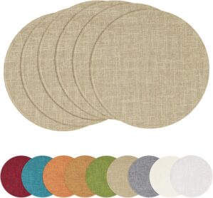 homing 15 Inch Round Cloth Placemat...