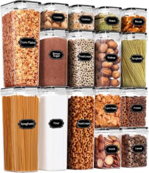 PRAKI Airtight Food Storage Contain...