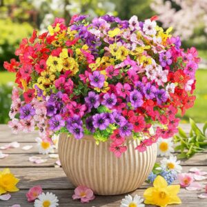 CEWOR Artificial Flowers for Outdoo...
