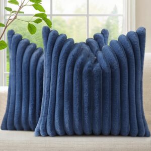 decorUhome Fall Faux Fur Throw Pill...