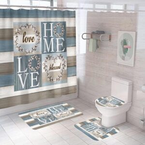 4PCS Rustic Floral Flower Sweet Lov...