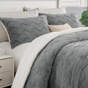 BEDELITE Fluffy Queen Comforter Set...