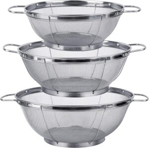 3 Pack 18/8 Stainless Steel Colande...
