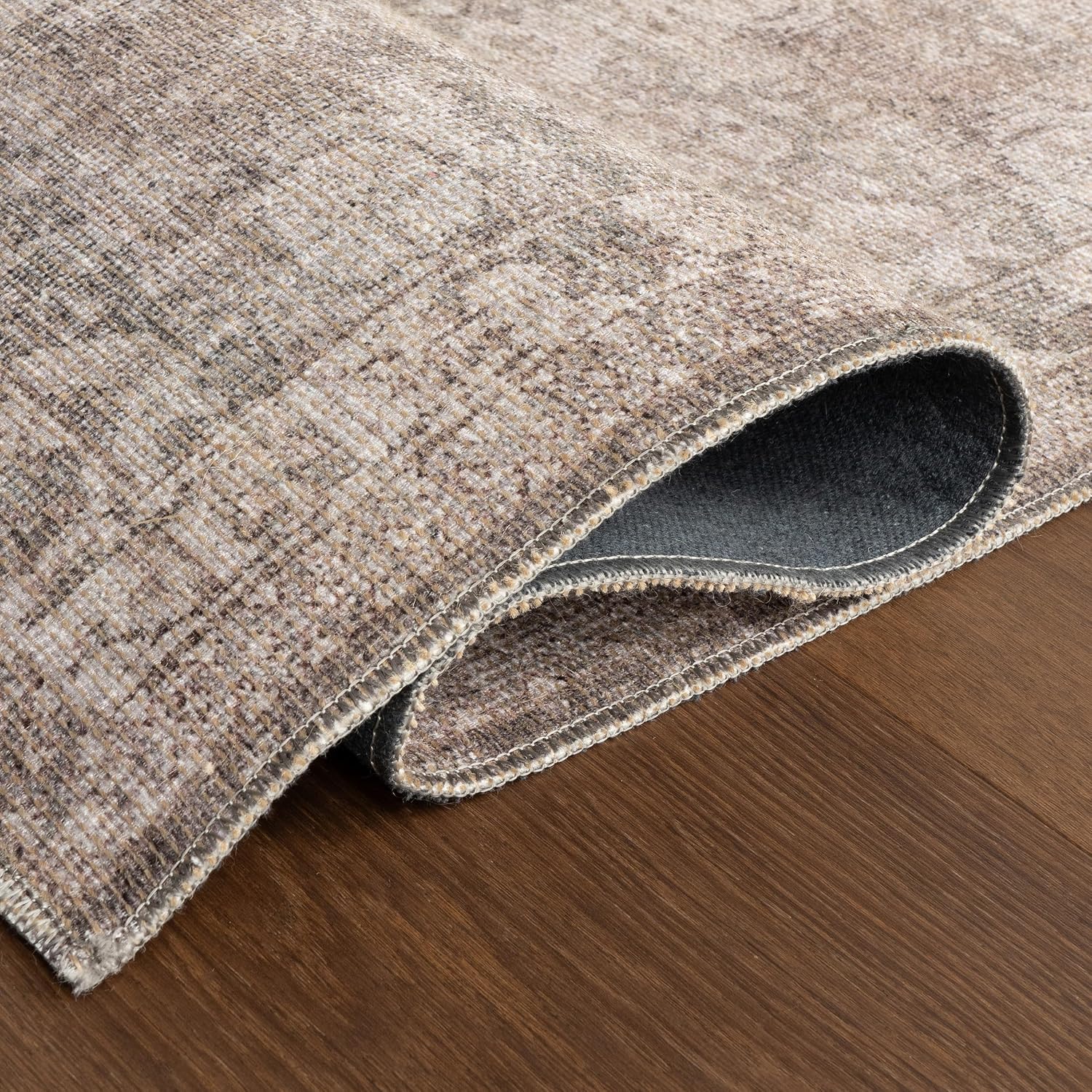Nuloom Hillstone Collection Delphi Dark Beige/Taupe, 10' x 13', Vintage Medallion, Soft and Cozy, High Traffic, Stain Resistant, Easy Clean, Durable Area Rug for Bedroom, Living Room, Dining, Foyer - Image 8
