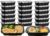 KUMD 50 Pack(100 Pieces) 32 oz Meal Prep Containers with Lids, Leakproof Food Storage Containers for Adult Office Lunch, Gym, Fitness & Bulk Food Prep, Microwave & Freezer Safe Reusable Plastic Tubs