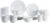Mikasa Delray 40-Piece Bone China Dinnerware Set, White Round Dishes for 8 – Dinner Plates, Salad Plates, Cereal Bowls, Fruit Bowls and Mugs