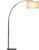 Brightech Logan Arc Floor Lamp, Bright Standing Lamp for Living Rooms, Offices & Bedrooms, Modern Living Room Décor, Tall Hanging Floor Lamp for Reading and More – Black
