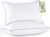 JOLLYVOGUE Firm Pillows Queen Size Set of 2, Supportive Bed Pillows with Oeko-Tex Certified Down Alternative Fill, Fluffy Hotel Quality for Back, Stomach and Side Sleepers