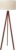 LEPOWER Tripod Floor Lamp Mid Century Modern Standing Lamps for Living Room | Light-Diffusing Linen Shade, Premium Rubberwood Tripod with E26 Base, Adding Warmth to Bedroom, Office and Study Corner