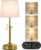 Height Adjustable Rechargeable Table Lamp with Timer, Dimmable Cordless LED Desk Lamp, 4000mAh Battery Operated Table Lamps, Gold Wireless Touch Nightstand Lamp for Kitchen Counter Coffee Table Office