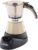 IMUSA 3 or 2 Cup Electric Almond Espresso Maker, Compact Moka Coffee Machine with Keep Warm Function, Detachable Base, Milk Coffee Brewer for Cuban, Italian & Espresso Drinks
