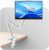 Urmust Portable Monitor Stand 15.6″, iPad Stand for Desk, Portable Monitor Holder up to 18.5″ Adjustable Desktop Tablet Arm Mount, iPad Holder for Desk, for 4.7″-12.9″ i Pad Pro/Air/Mini Silver